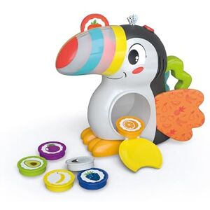 Clementoni Milan, Le Toucan Gourmand pour Enfants 12 Mois+ Jouet d’Éveil Interactif avec Sons, Lumières et Jetons Fruits Apprentissage Couleurs et Mots Jouet Bébé Éducatif Cadeau - Publicité Clementoni Milan, Le Toucan Gourmand pour Enfants 12 Mois+ Jouet d’Éveil Interactif avec Sons, Lumières et Jetons Fruits Apprentissage Couleurs et Mots Jouet Bébé Éducatif Cadeau - Publicité