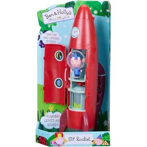 Ben & Holly Fusée Elfe Électronique, Jouet pour Tout-Petit, Cadeau pour 3-6 Ans, Little Kingom, Jouet interactif avec lumières et Sons, Argent - Publicité Ben & Holly Fusée Elfe Électronique, Jouet pour Tout-Petit, Cadeau pour 3-6 Ans, Little Kingom, Jouet interactif avec lumières et Sons, Argent - Publicité
