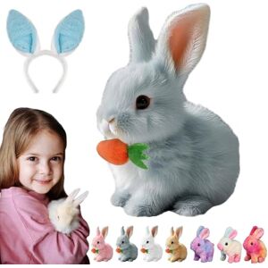 Gienslru Bunny Pal, Bunnypal Interactif, Jouet Lapin Interactif, Lapin Robot Realiste Sauter, Contracter Et Secouer Les Oreilles, Cadeaux De Pâques Enfants (B) - Publicité Gienslru Bunny Pal, Bunnypal Interactif, Jouet Lapin Interactif, Lapin Robot Realiste Sauter, Contracter Et Secouer Les Oreilles, Cadeaux De Pâques Enfants (B) - Publicité