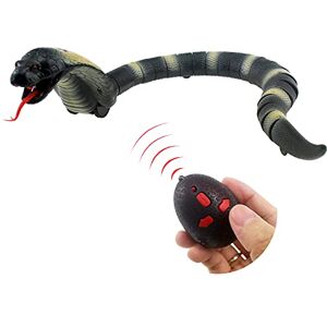 Escomdp RC Snake Télécommande infrarouge Cobra Naja Animal Voiture Véhicule farce Jouet Effrayant Réaliste Anniversaire Enfants (Gris) - Publicité Escomdp RC Snake Télécommande infrarouge Cobra Naja Animal Voiture Véhicule farce Jouet Effrayant Réaliste Anniversaire Enfants (Gris) - Publicité