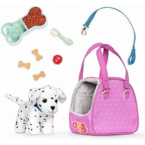 Our Generation Chiot Dalmatien avec Sac et Accessoires, 15,2 cm - Publicité Our Generation Chiot Dalmatien avec Sac et Accessoires, 15,2 cm - Publicité