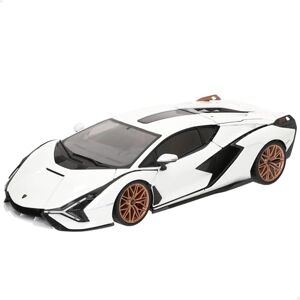 Bburago 1/18 Lamborghini SIAN Hybride – Voiture Blanche et Noire, Portes, Capot et Coffre ouvrants, modèle détaillé, pour Enfants dès 3 Ans Idée Cadeau - Publicité Bburago 1/18 Lamborghini SIAN Hybride – Voiture Blanche et Noire, Portes, Capot et Coffre ouvrants, modèle détaillé, pour Enfants dès 3 Ans Idée Cadeau - Publicité