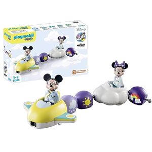 Playmobil 71320 1.2.3 & Disney: Train des Nuages de Mickey et Minnie avec Deux Personnages et Un Avion-Train-Nuage Mes Premiers Apprendre en s'amusant pour Les Tout-Petits 18-36 Mois - Publicité Playmobil 71320 1.2.3 & Disney: Train des Nuages de Mickey et Minnie avec Deux Personnages et Un Avion-Train-Nuage Mes Premiers Apprendre en s'amusant pour Les Tout-Petits 18-36 Mois - Publicité