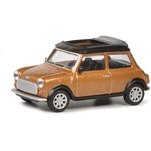 Schuco -452021900 Mini Cooper avec Toit ouvré, modèle de Voiture en Zinc moulé sous Pression, échelle 1:64, Marron métallisé, 452021900 - Publicité