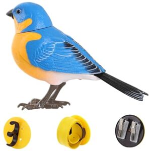 BeVistoso Oiseau Robot, Jouet électrique Chantant et gazouillant, activé par Le Mouvement et Le Son, Simulation à Piles, Jouets interactifs Mignons pour Enfants, Bleu, gazouillis - Publicité BeVistoso Oiseau Robot, Jouet électrique Chantant et gazouillant, activé par Le Mouvement et Le Son, Simulation à Piles, Jouets interactifs Mignons pour Enfants, Bleu, gazouillis - Publicité
