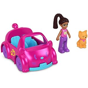 Polly Pocket Jeu de voiture pour chaton pour filles à partir de 4 ans - Publicité Polly Pocket Jeu de voiture pour chaton pour filles à partir de 4 ans - Publicité