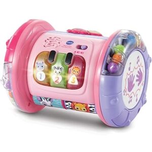 VTech Magi Rouleau Tam-Tam 3 en 1 Rose Jouet Musical Évolutif Tambour Enfant Qui Roule, Motricité Bébé Jouet d'Activité et de Développement Cadeau Bébé Dès 9 Mois Contenu en Français - Publicité VTech Magi Rouleau Tam-Tam 3 en 1 Rose Jouet Musical Évolutif Tambour Enfant Qui Roule, Motricité Bébé Jouet d'Activité et de Développement Cadeau Bébé Dès 9 Mois Contenu en Français - Publicité