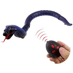 Escomdp RC Snake Télécommande infrarouge Cobra Naja Animal Voiture Véhicule Prank Jouet Effrayant Réaliste Enfants Anniversaire (Bleu) - Publicité Escomdp RC Snake Télécommande infrarouge Cobra Naja Animal Voiture Véhicule Prank Jouet Effrayant Réaliste Enfants Anniversaire (Bleu) - Publicité