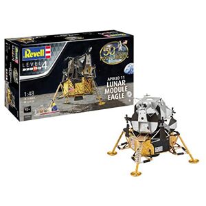 Revell - Maquette Coffret Cadeau 50 Ans Apollo 11 Module Lunaire Eagle 03701 Air Craft, 3701, Or, Centre - Publicité