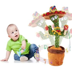 BEAUXI Cactus Qui Danse et Répète, Maraca Chantant et Dansant, Jouet Drôle pour Enfants, Lumineux et électronique, Hauteur 35cm - Publicité BEAUXI Cactus Qui Danse et Répète, Maraca Chantant et Dansant, Jouet Drôle pour Enfants, Lumineux et électronique, Hauteur 35cm - Publicité