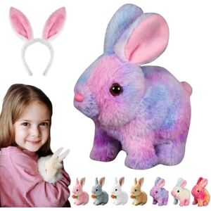 Gienslru Bunny Pal, Bunnypal Interactif, Jouet Lapin Interactif, Lapin Robot Realiste Sauter, Contracter Et Secouer Les Oreilles, Cadeaux De Pâques Enfants (E) - Publicité Gienslru Bunny Pal, Bunnypal Interactif, Jouet Lapin Interactif, Lapin Robot Realiste Sauter, Contracter Et Secouer Les Oreilles, Cadeaux De Pâques Enfants (E) - Publicité