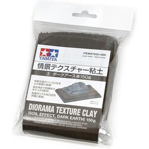 Tamiya Diorama Texture Clay 150g (soil Effect: Dark Earth) 87222 - Publicité Tamiya Diorama Texture Clay 150g (soil Effect: Dark Earth) 87222 - Publicité