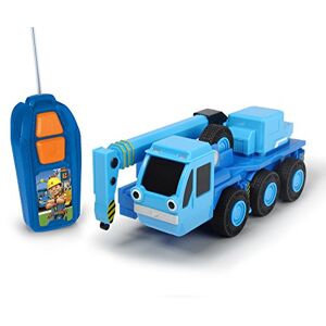 Dickie Toys Constructeur Heppo Bob The Builder Kranwagen Véhicule RC Voiture, Grue télécommandée, 203134005, Bleu/Gris, 20 cm - Publicité