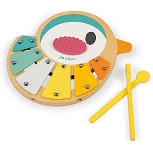Janod Xylo Oiseau Pure en Bois Jouet en Bois d'Éveil Musical Xylophone Enfant en Forme d'Oiseau, 6 Tons Design Tendance, Peinture à l'eau Dès 1 an, J05163 - Publicité Janod Xylo Oiseau Pure en Bois Jouet en Bois d'Éveil Musical Xylophone Enfant en Forme d'Oiseau, 6 Tons Design Tendance, Peinture à l'eau Dès 1 an, J05163 - Publicité