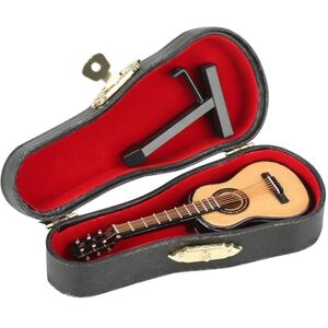 Saluaqui Décor de Modèle de Guitare Miniature en Bois avec Support et étui, Affichage de Modèle de Guitare en Bois Miniature, Mini Ornements Musicaux Artisanat Décoration de Maison - Publicité Saluaqui Décor de Modèle de Guitare Miniature en Bois avec Support et étui, Affichage de Modèle de Guitare en Bois Miniature, Mini Ornements Musicaux Artisanat Décoration de Maison - Publicité