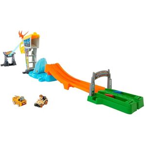 Hot Wheels RacerVerse La Course du Blue Raptor Coffret Piste Jurassic World avec 2 véhicules : Blue et Owen, HTP12 - Publicité Hot Wheels RacerVerse La Course du Blue Raptor Coffret Piste Jurassic World avec 2 véhicules : Blue et Owen, HTP12 - Publicité