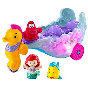 Little People Fisher-Price Coffret Jouet Musical Calèche De La Mer Lumineuse À Pousser, avec Figurines Ariel Et Polochon Inclus, Jouet Enfant, De 18 Mois À 5 Ans, HMX83 - Publicité Little People Fisher-Price Coffret Jouet Musical Calèche De La Mer Lumineuse À Pousser, avec Figurines Ariel Et Polochon Inclus, Jouet Enfant, De 18 Mois À 5 Ans, HMX83 - Publicité