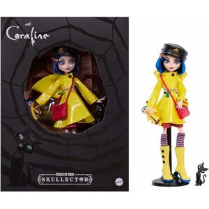 Monster Cable Skullector Poupée Coraline avec imperméable jaune, robe et accessoires, poupée de chiffon, figurine de chat et socle poupée, JHK65 - Publicité Monster Cable Skullector Poupée Coraline avec imperméable jaune, robe et accessoires, poupée de chiffon, figurine de chat et socle poupée, JHK65 - Publicité