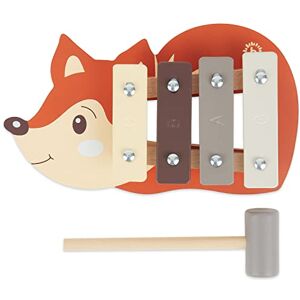 BIECO Xylophone en Forme de Renard pour Enfants Instrument de Musique à partir de 1 An Jouet en Bois avec Mailloches Boîte Carillon - Publicité BIECO Xylophone en Forme de Renard pour Enfants Instrument de Musique à partir de 1 An Jouet en Bois avec Mailloches Boîte Carillon - Publicité