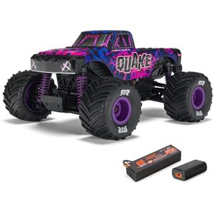 ARRMA Camion RC 1/16 Quake GROM 4X4 RTR Monster Truck brossé (Batterie et Chargeur Inclus), Violet, ARA2137T3 - Publicité ARRMA Camion RC 1/16 Quake GROM 4X4 RTR Monster Truck brossé (Batterie et Chargeur Inclus), Violet, ARA2137T3 - Publicité