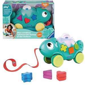 Ravensburger 4875 Play+ Musical Formes et Couleurs caméléon, trieur de Couleurs et de Formes, avec Effets Lumineux et sonores, Jouets électroniques à partir d'un an - Publicité Ravensburger 4875 Play+ Musical Formes et Couleurs caméléon, trieur de Couleurs et de Formes, avec Effets Lumineux et sonores, Jouets électroniques à partir d'un an - Publicité
