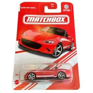 Matchbox 1:64 Die-Cast Mazda MX-5 Miata, Rouge Voiture Collectionneurs, Amateurs de Voitures, Enfants (3+) et collectionneurs Unisexe - Publicité Matchbox 1:64 Die-Cast Mazda MX-5 Miata, Rouge Voiture Collectionneurs, Amateurs de Voitures, Enfants (3+) et collectionneurs Unisexe - Publicité