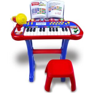 Bontempi MiniKeyFun : Clavier Jouet 24 Touches avec Microphone et Tabouret pour Petits Musiciens, 400x400x570 mm - Publicité Bontempi MiniKeyFun : Clavier Jouet 24 Touches avec Microphone et Tabouret pour Petits Musiciens, 400x400x570 mm - Publicité