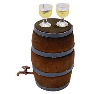 SHAPOKY Mini tonneau à vin en bois 1:10 pour Crawler TRX4 Axial SCX10 AXI03007 YK4102 Redcat Jaune - Publicité