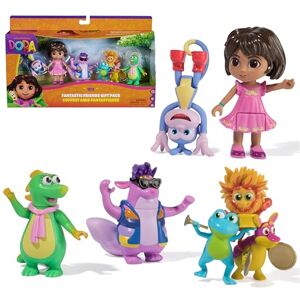 DORA Coffret Cadeau Amis Fantastiques 5 Figurines avec L’Héroïne, Babouche Tico Véra Et Le Trio Fiesta Figurine À Collectionner Dessin Animé Jouet Maison De Poupée Jouet Enfant 3 Ans Et + - Publicité DORA Coffret Cadeau Amis Fantastiques 5 Figurines avec L’Héroïne, Babouche Tico Véra Et Le Trio Fiesta Figurine À Collectionner Dessin Animé Jouet Maison De Poupée Jouet Enfant 3 Ans Et + - Publicité