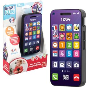 Infini Fun Mon Premier Smartphone Jouet Interactif & Éducatif pour Enfants – 4 Modes de Jeu, Découverte & Quiz, Apprentissage des Couleurs, Chiffres & Animaux, Effets Sonores Réalistes – 1 Ans + - Publicité Infini Fun Mon Premier Smartphone Jouet Interactif & Éducatif pour Enfants – 4 Modes de Jeu, Découverte & Quiz, Apprentissage des Couleurs, Chiffres & Animaux, Effets Sonores Réalistes – 1 Ans + - Publicité