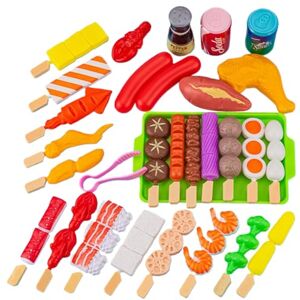 Xweptuy Ensemble de Jeu de Grill pour Enfants, 29 pièces/Ensemble Jeu Barbecue en Plastique pour Enfants, Nourriture réaliste, Jouets Alimentaires interactifs éducatifs précoces pour garçon - Publicité Xweptuy Ensemble de Jeu de Grill pour Enfants, 29 pièces/Ensemble Jeu Barbecue en Plastique pour Enfants, Nourriture réaliste, Jouets Alimentaires interactifs éducatifs précoces pour garçon - Publicité