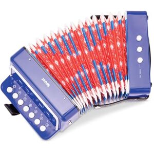 Woet ® Accordéon Jouet Bleu pour Enfants, Instrument de Musique avec Livret de Chansons et 8 Chansons, Jouet Éducatif Débutant, Développement Musical, À Partir de 3 Ans - Publicité Woet ® Accordéon Jouet Bleu pour Enfants, Instrument de Musique avec Livret de Chansons et 8 Chansons, Jouet Éducatif Débutant, Développement Musical, À Partir de 3 Ans - Publicité