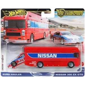 Hot Wheels Premium Team Transport Euro Hauler & '94 Nissan 300 ZX GTS HRV44 - Publicité Hot Wheels Premium Team Transport Euro Hauler & '94 Nissan 300 ZX GTS HRV44 - Publicité