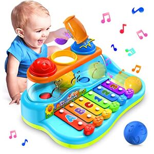 Yerloa Jouets musicaux 1 2 3 Ans Bébé Eclairer l'instrument de Musique Xylophone Clavier de Jeu pour Les bébés Cadeau pour Les garçons et Les Filles - Publicité Yerloa Jouets musicaux 1 2 3 Ans Bébé Eclairer l'instrument de Musique Xylophone Clavier de Jeu pour Les bébés Cadeau pour Les garçons et Les Filles - Publicité