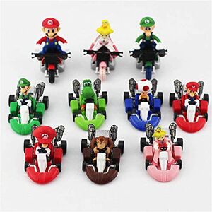 HUAWELL Super Mari Bros Kart Lot de 10 Kart à Tirer pour Voitures, Moto, Luigi, Yoshi Toad, Princesse, pêche, âne, Kong 6,3 cm pour Enfants + Cadeau (10 pièces) - Publicité HUAWELL Super Mari Bros Kart Lot de 10 Kart à Tirer pour Voitures, Moto, Luigi, Yoshi Toad, Princesse, pêche, âne, Kong 6,3 cm pour Enfants + Cadeau (10 pièces) - Publicité
