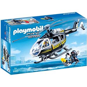 Playmobil Hélicoptère et Policiers d'Élite 9363 Coloré - Publicité Playmobil Hélicoptère et Policiers d'Élite 9363 Coloré - Publicité