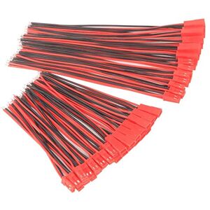 GTIWUNG 30 Paires 22AWG JST Connector 2 Pin JST Câbles Prise Mâle Femelle Connecteur de Prise 100/150mm pour LED Bande de Lampe RC Bec Jouets Batterie Hélicoptère (4 Pouces, 6 Pouces) - Publicité GTIWUNG 30 Paires 22AWG JST Connector 2 Pin JST Câbles Prise Mâle Femelle Connecteur de Prise 100/150mm pour LED Bande de Lampe RC Bec Jouets Batterie Hélicoptère (4 Pouces, 6 Pouces) - Publicité