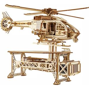 Wood Trick Thunder Chopper – Puzzles en bois 3D d'hélicoptère électrique pour adultes à construire – Rotors et lames rotatifs – Design détaillé – Kits de modèles mécaniques en bois pour adultes à - Publicité Wood Trick Thunder Chopper – Puzzles en bois 3D d'hélicoptère électrique pour adultes à construire – Rotors et lames rotatifs – Design détaillé – Kits de modèles mécaniques en bois pour adultes à - Publicité