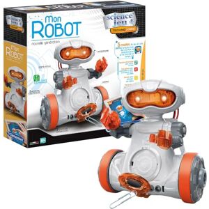 Clementoni Science & Jeu – Mon Robot Nouvelle Génération Enfant 8 Ans+ Robot à Assembler avec Capteurs, Micro, Aimant Application Programmation & Télécommande Activité Technologique - Publicité Clementoni Science & Jeu – Mon Robot Nouvelle Génération Enfant 8 Ans+ Robot à Assembler avec Capteurs, Micro, Aimant Application Programmation & Télécommande Activité Technologique - Publicité