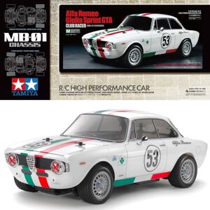 Tamiya 58732 1:10 RC Alfa Rom. Giulia Spr. Club MB-01 – Voiture télécommandée, véhicule, modélisme, assemblage, loisirs, kit radiocommandé, non peint - Publicité Tamiya 58732 1:10 RC Alfa Rom. Giulia Spr. Club MB-01 – Voiture télécommandée, véhicule, modélisme, assemblage, loisirs, kit radiocommandé, non peint - Publicité