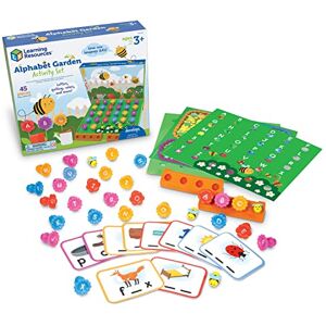 Learning Resources Kit d’activités du jardin de l’alphabet , jeux éducatifs d’intérieur, alphabet préscolaire, jouets petite enfance, apprentissage préscolaire petite enfance, 45 pièces, 3+ - Publicité