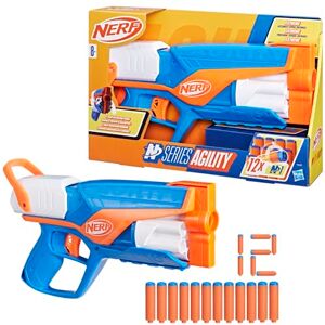 Nerf N Series Agility Blaster, Lanceur Compact avec Barillet Rotatif et 12 Fléchettes N1, Ados et Familles, Jouet pour Garçons et Filles Dès 8 Ans - Publicité Nerf N Series Agility Blaster, Lanceur Compact avec Barillet Rotatif et 12 Fléchettes N1, Ados et Familles, Jouet pour Garçons et Filles Dès 8 Ans - Publicité