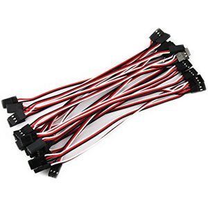 OliYin 20 pcs 15 cm 26awg JR Mâle à Mâle RC Servo Extension Cordon de Plomb Plug Servo Prolonger Le Câble pour Hélicoptère Quadcopter - Publicité OliYin 20 pcs 15 cm 26awg JR Mâle à Mâle RC Servo Extension Cordon de Plomb Plug Servo Prolonger Le Câble pour Hélicoptère Quadcopter - Publicité