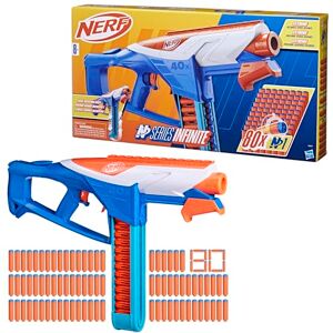 Nerf N Series Infinite Launcher 80 N1 Fléchettes compatibles avec les lanceurs N-Series uniquement à charge rapide pour 40 fléchettes à partir de 8 ans - Publicité Nerf N Series Infinite Launcher 80 N1 Fléchettes compatibles avec les lanceurs N-Series uniquement à charge rapide pour 40 fléchettes à partir de 8 ans - Publicité