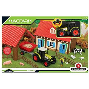 STARLUX – Coffret de Ferme complète avec Son Tracteur Claas Celtis 446, 6 Figurines d’Animaux et Deux bâtiments de Ferme Miniature 1/32e – Jouet Enfant 3 Ans et Plus 802234 - Publicité STARLUX – Coffret de Ferme complète avec Son Tracteur Claas Celtis 446, 6 Figurines d’Animaux et Deux bâtiments de Ferme Miniature 1/32e – Jouet Enfant 3 Ans et Plus 802234 - Publicité