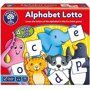 Orchard Toys Alphabet Lotto Game, Learn The Letters of The Alphabet, Fun Memory Game for Children Age 3-6. 4 Ways to Play! Educational Toy - Publicité