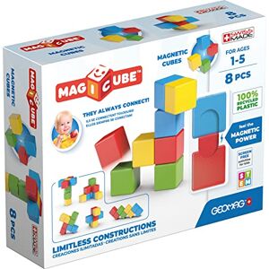 Geomag , Magicube Full Colour Recycled Try Me, Jeux Magnétiques pour Enfants de 1 à 5 Ans, Constructions Magnétiques pour Enfants, Pack de 8 Pièces, 100% Plastique Recyclé - Publicité Geomag , Magicube Full Colour Recycled Try Me, Jeux Magnétiques pour Enfants de 1 à 5 Ans, Constructions Magnétiques pour Enfants, Pack de 8 Pièces, 100% Plastique Recyclé - Publicité