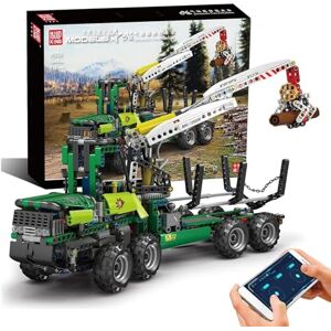 Mould King 19006 Forest Machine Building Kit, Camion à Bois pneumatique avec Grue de Chargement, 938 + PCS Voiture de Construction Jouet kit de Construction Stem garçon Brique de Construction - Publicité Mould King 19006 Forest Machine Building Kit, Camion à Bois pneumatique avec Grue de Chargement, 938 + PCS Voiture de Construction Jouet kit de Construction Stem garçon Brique de Construction - Publicité