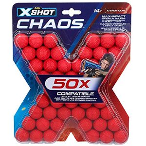 XSHOT X-Shot Chaos Fusil à Billes Blaster 50 munitions - Publicité XSHOT X-Shot Chaos Fusil à Billes Blaster 50 munitions - Publicité