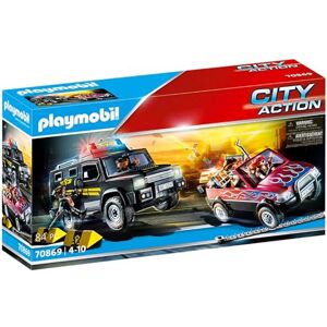 Playmobil ® 70869 – City Action – Police, Poursuite des Voleurs de Banque, véhicule Tout-Terrain Moderne SEK - Publicité Playmobil ® 70869 – City Action – Police, Poursuite des Voleurs de Banque, véhicule Tout-Terrain Moderne SEK - Publicité